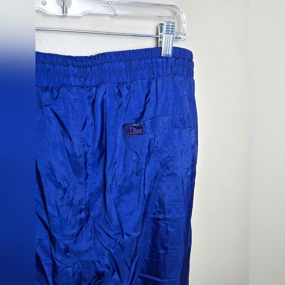 Vintage Christian Dior Monsieur Lined Luxe Athleisure Track Pants, Large - Picture 3 of 6